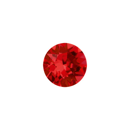 July Round Crystal Birthstone - Ruby