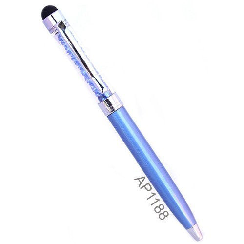 Mini Crystal Stylus Pen Bling Crystal Ballpoint Pen and Stylus for All Smart Devices