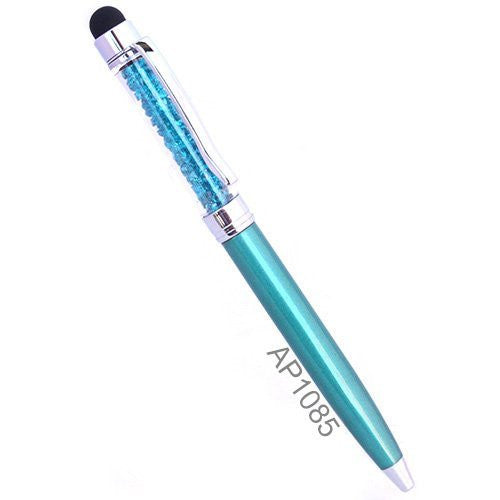 Mini Crystal Stylus Pen Bling Crystal Ballpoint Pen and Stylus for All Smart Devices