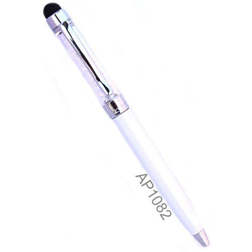 Mini Crystal Stylus Pen Bling Crystal Ballpoint Pen and Stylus for All Smart Devices