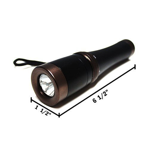 Rechargeable Power Style LED Focalize Q5 Cree LED Flashlight 6 1/2" Long - AF5030
