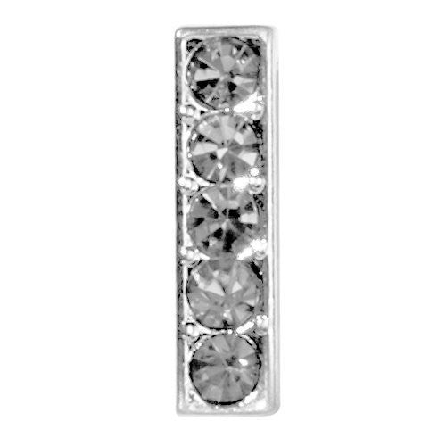 Signature Leather Jewel Slider Letter