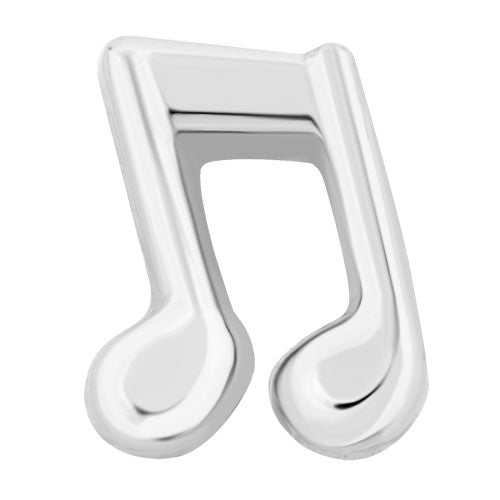 Silver Music Notes Charm