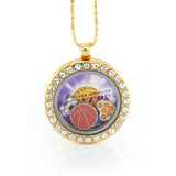 Floating Locket Necklace with Choice of 6 Charms and Matching Chain