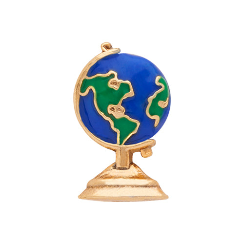 World Globe Charm