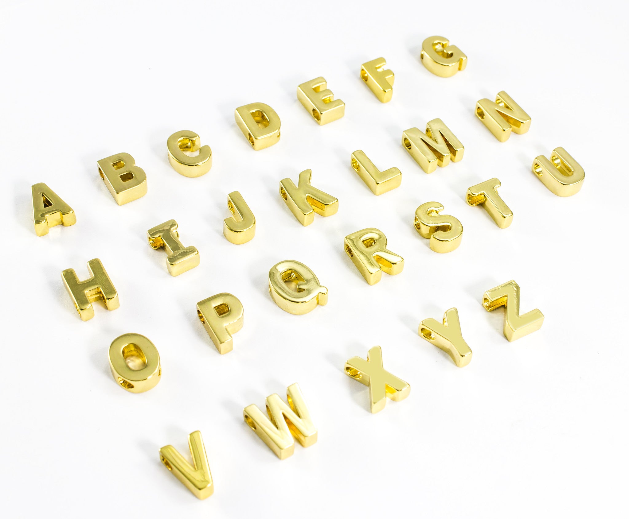 Gold Dainty Letter Inital Necklace With 2 Letters BG247®