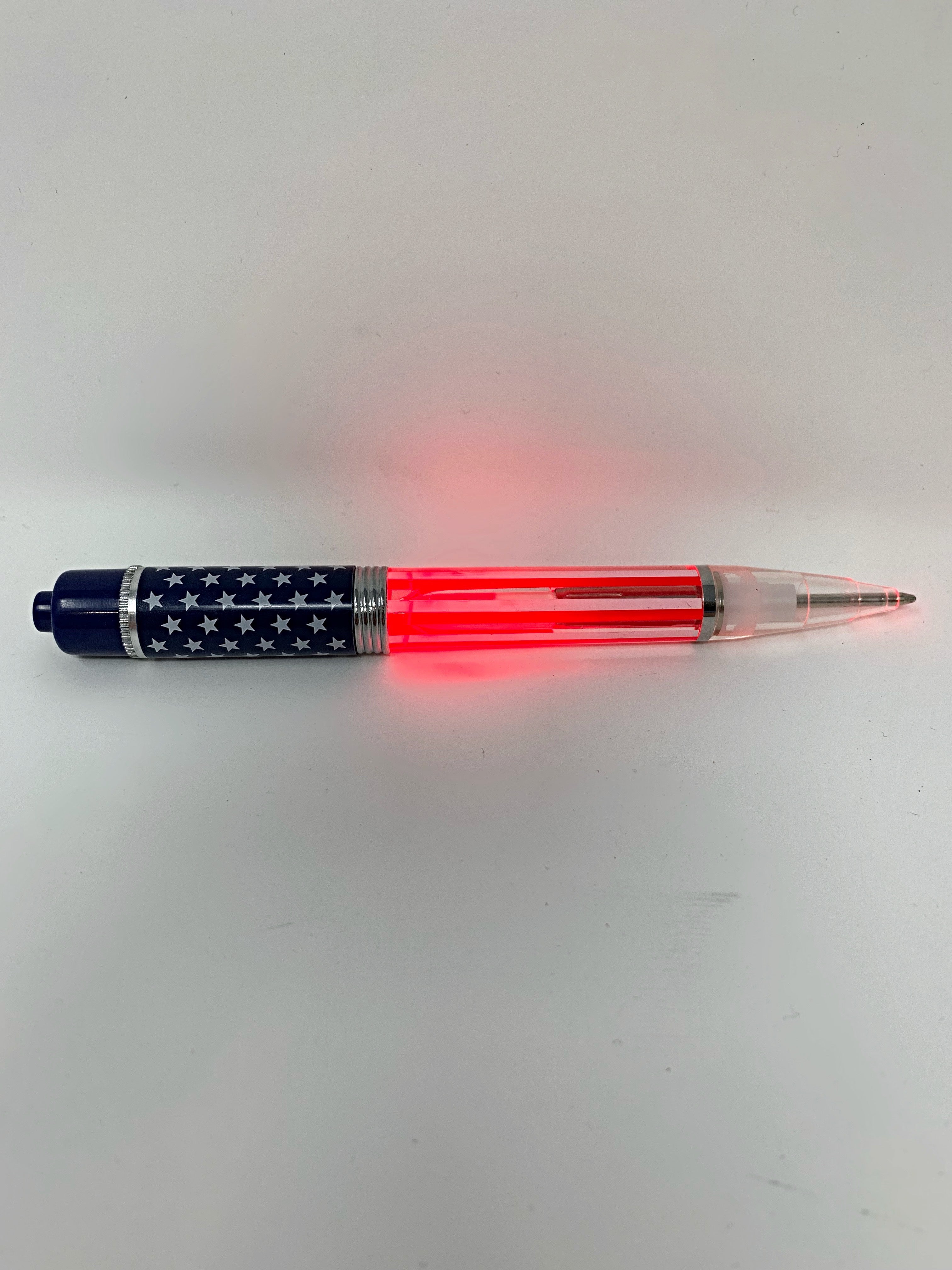 LED Light Up American Flag Pen