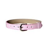 Personalized Snake Skin Bracelet with 8 Silver Rhinestone Letters