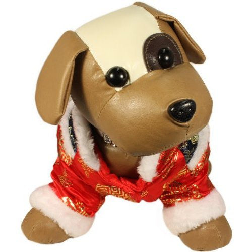 Red Chinese Dog Outfit X-Small