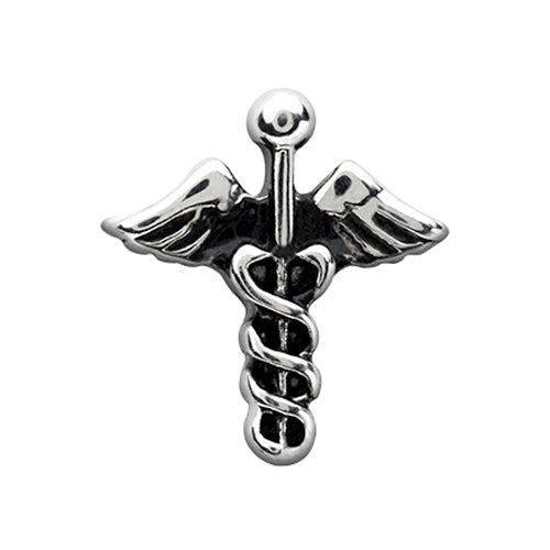 Medical Caduceus Symbol Charm