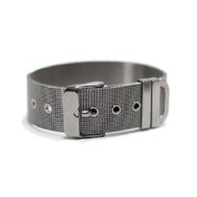 Stainless Steel Wristband 18MM (Great for Slider Letters/Charms)