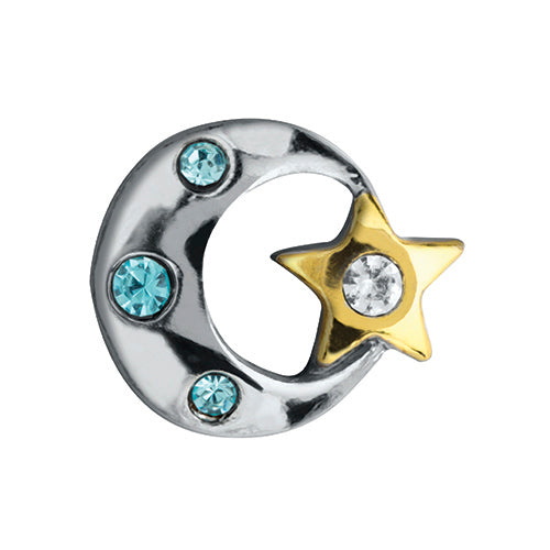 Star And Moon Charm