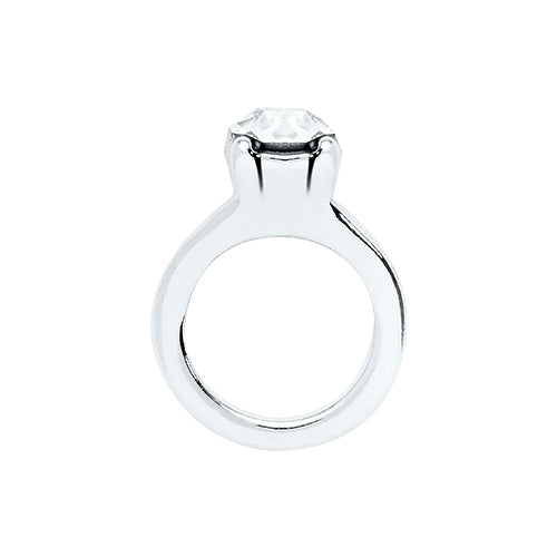Silver Wedding Ring Charm