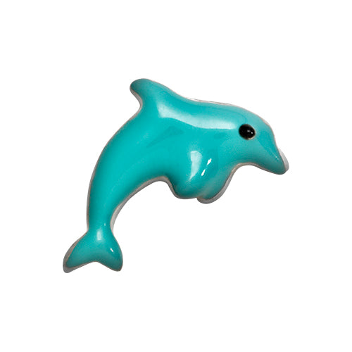 Blue Dolphin Charm
