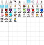 Floating Rectangle Rhinestone Locket with Choice of 6 Charms