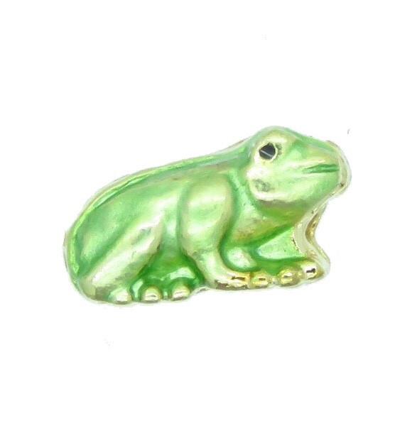 Green Frog Charm