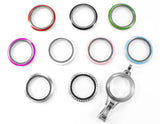 Interchangeable Floating Locket Lanyard Badge Holder With 6 Free Charms By BG247®