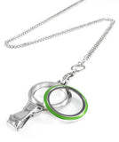 Interchangeable Floating Locket Lanyard Badge Holder With 6 Free Charms By BG247®
