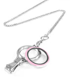 Interchangeable Floating Locket Lanyard Badge Holder With 6 Free Charms By BG247®