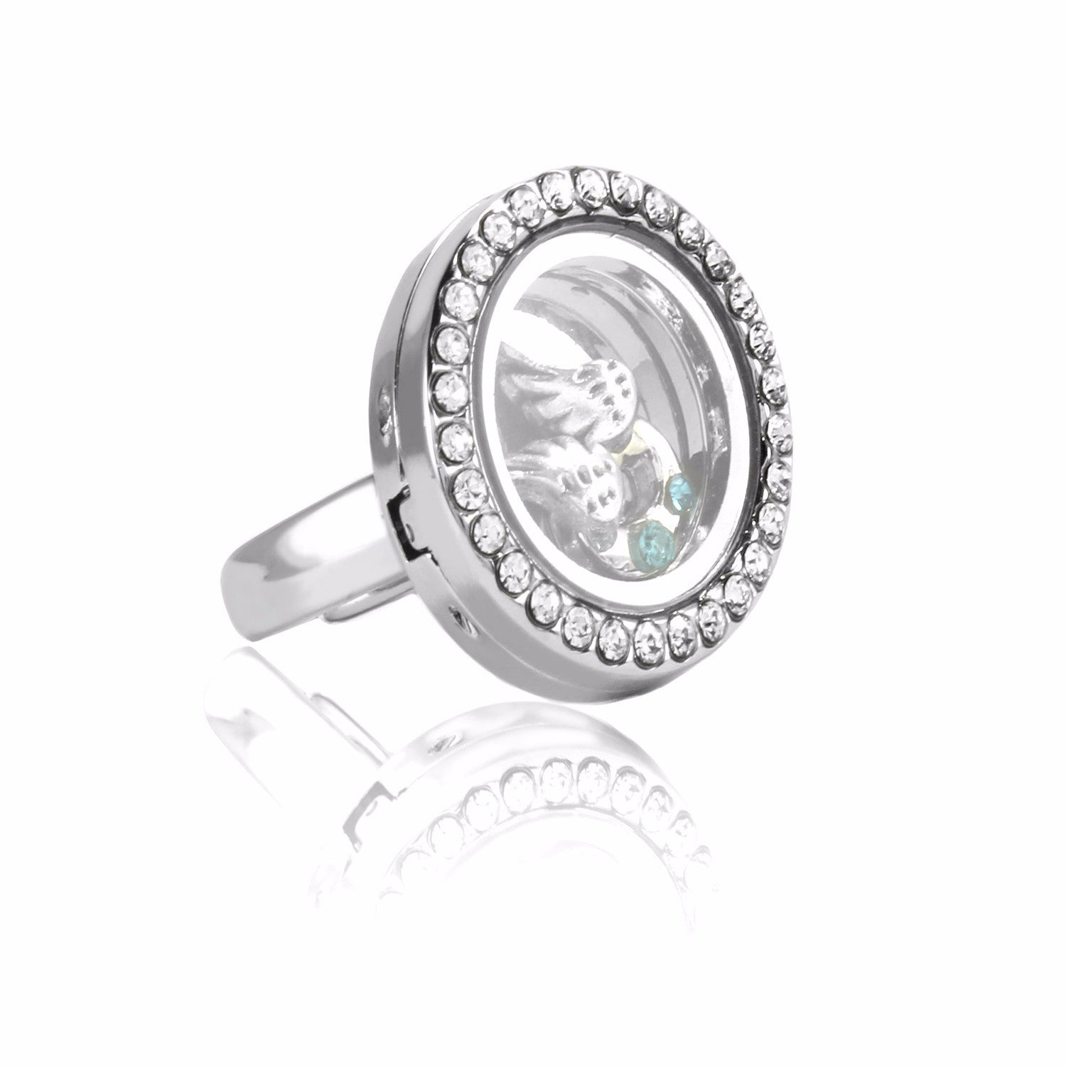 Jewelry Floating Charm Ring Floating Locket Pandora Jewelry