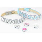 Mother's Day "Mom Day" Sliding Charms Bracelet