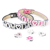 Mother's Day "Mom Day" Sliding Charms Bracelet