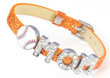 Mothers Day "Sports" Sliding Charms Bracelet