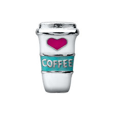 Heart Coffee Cup Charm